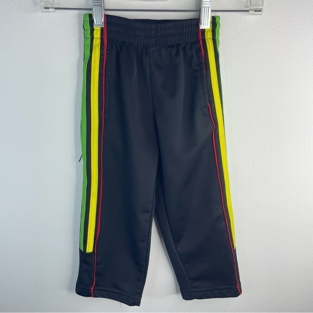 BEVERLY HILLS POLO CLUB Boys Kids Toddler Cute Colorful Rasta Track Suit Size 2T